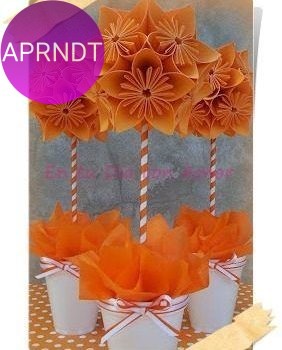 centro de mesa papiroflexia