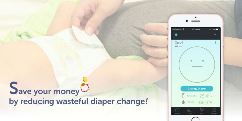 SmartDiaper, un detector de pañales sucios